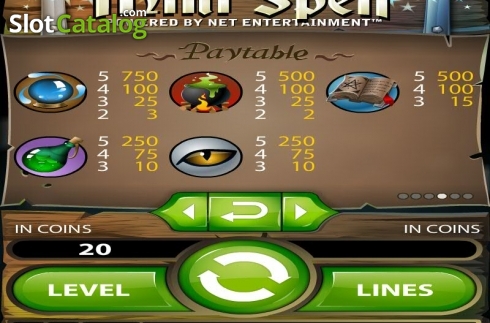 Οθόνη3. Mini Spell Κουλοχέρης
