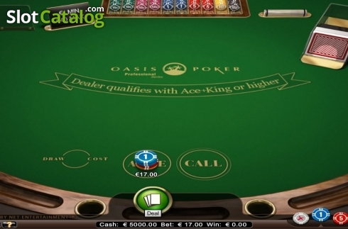 Οθόνη2. Oasis Poker Professional Series Κουλοχέρης