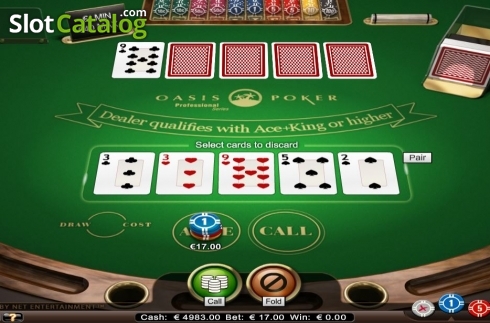Οθόνη3. Oasis Poker Professional Series Κουλοχέρης