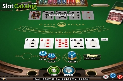 Οθόνη4. Oasis Poker Professional Series Κουλοχέρης