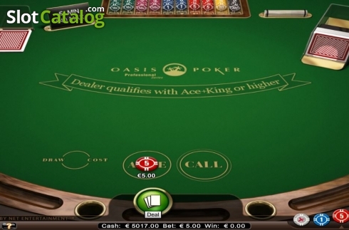 Οθόνη5. Oasis Poker Professional Series Κουλοχέρης
