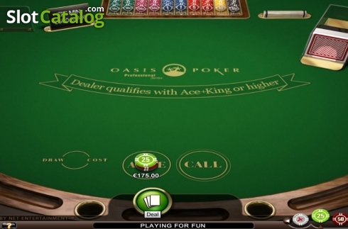 Οθόνη2. Oasis Poker Professional Series High Limit Κουλοχέρης