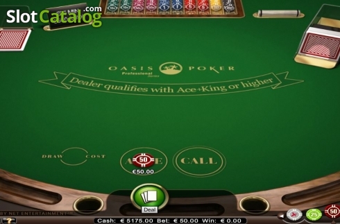 Οθόνη5. Oasis Poker Professional Series High Limit Κουλοχέρης