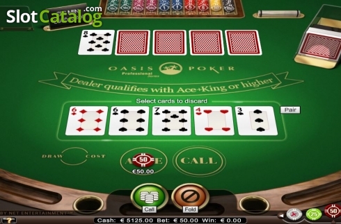 Οθόνη6. Oasis Poker Professional Series High Limit Κουλοχέρης
