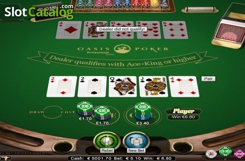 Οθόνη3. Oasis Poker Professional Series Low Limit Κουλοχέρης 
