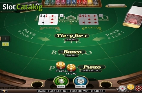 Οθόνη4. Punto Banco Professional Series High Limit Κουλοχέρης 