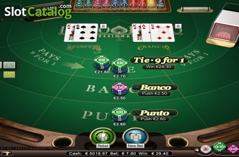 Οθόνη4. Punto Banco Professional Series Low Limit Κουλοχέρης
