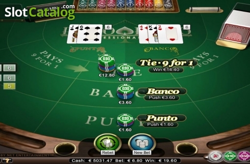 Οθόνη5. Punto Banco Professional Series Low Limit Κουλοχέρης