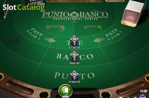 Οθόνη2. Punto Banco Professional Series VIP Κουλοχέρης