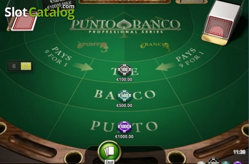 Οθόνη4. Punto Banco Professional Series VIP Κουλοχέρης