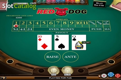 Οθόνη7. Red Dog (NetEnt) Κουλοχέρης 