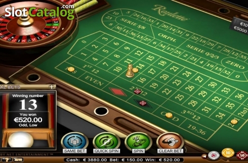 Οθόνη3. Roulette Advanced High Limit Κουλοχέρης