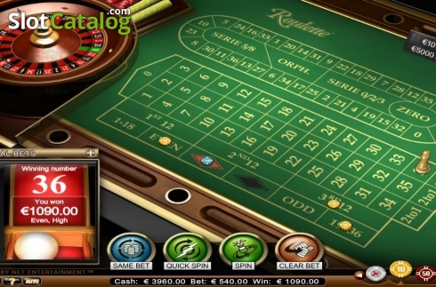 Οθόνη4. Roulette Advanced High Limit Κουλοχέρης