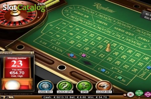 Οθόνη4. Roulette Advanced Low Limit Κουλοχέρης
