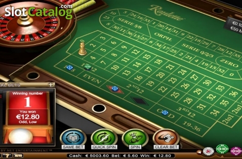 Οθόνη5. Roulette Advanced Low Limit Κουλοχέρης