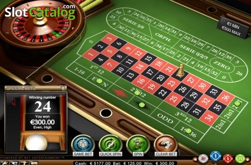 Οθόνη5. Roulette Pro (NetEnt) Κουλοχέρης
