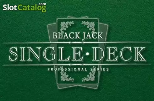 Single Deck Blackjack Professional Series Λογότυπο Single Deck Blackjack Professional Series Λογότυπο