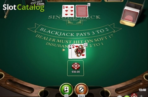 Οθόνη5. Single Deck Blackjack Professional Series High Limit Κουλοχέρης 