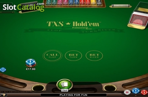 Οθόνη2. Texas Hold'em Professional Series Κουλοχέρης
