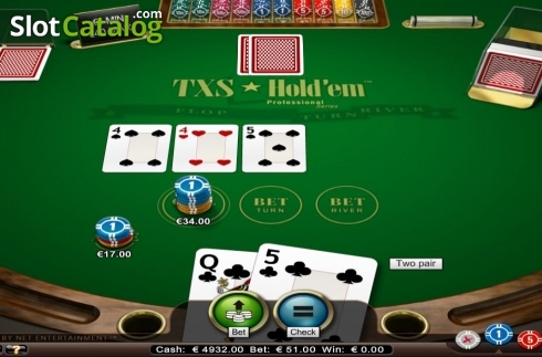 Οθόνη4. Texas Hold'em Professional Series Κουλοχέρης