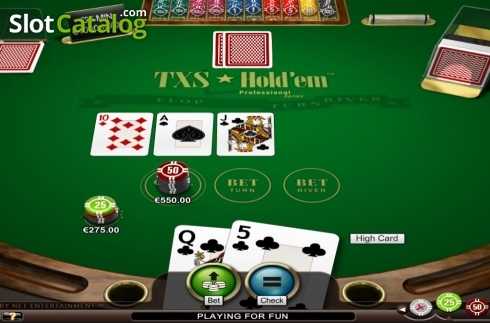 Οθόνη4. Texas Holdem Professional Series High Limit Κουλοχέρης