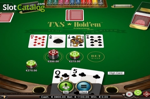 Οθόνη5. Texas Holdem Professional Series High Limit Κουλοχέρης