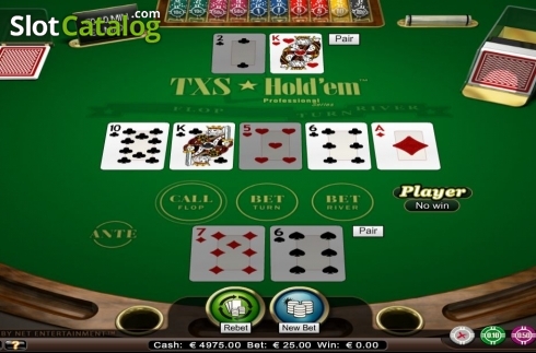 Οθόνη5. Texas Holdem Professional Series Low Limit Κουλοχέρης