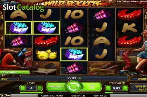 Οθόνη4. Wild Rockets Κουλοχέρης
