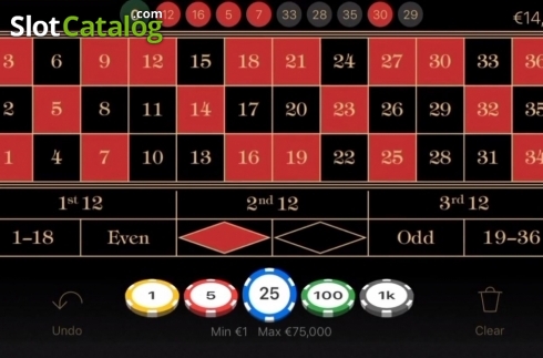 Οθόνη3. Roulette Live Casino (NetEnt) Κουλοχέρης