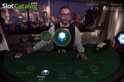 Οθόνη3. Blackjack Standard Live Casino Κουλοχέρης