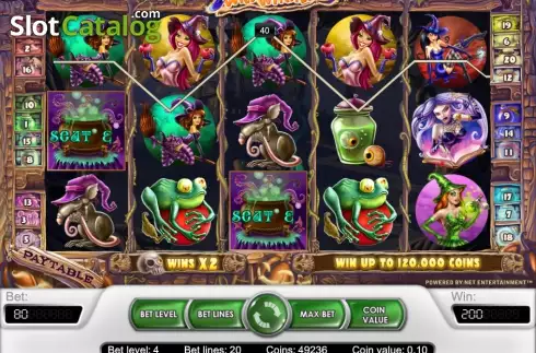Οθόνη3. Wild Witches (NetEnt) Κουλοχέρης