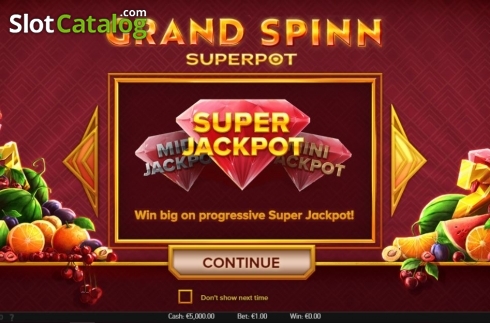 Οθόνη3. Grand Spinn Superpot Κουλοχέρης 