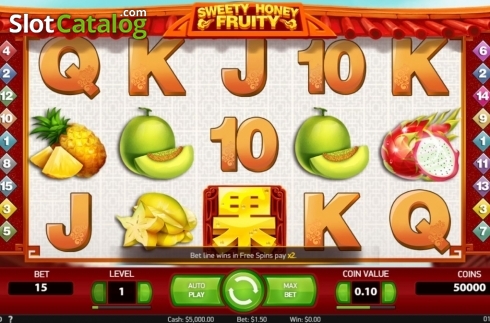 Οθόνη3. Sweety Honey Fruity Κουλοχέρης