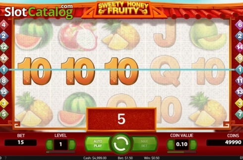 Οθόνη4. Sweety Honey Fruity Κουλοχέρης