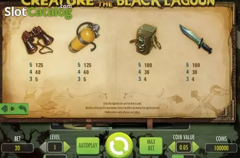 Οθόνη8. Creature from the Black Lagoon Κουλοχέρης 
