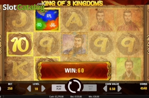 Οθόνη5. King of 3 Kingdoms Κουλοχέρης
