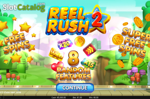 Οθόνη2. Reel Rush 2 Κουλοχέρης
