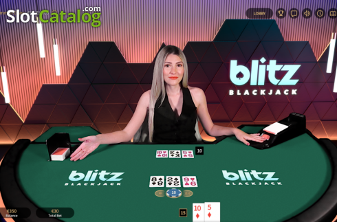 Οθόνη2. Blitz Blackjack Live (NetEnt) Κουλοχέρης