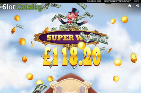 Οθόνη5. Piggy Riches Megaways Κουλοχέρης