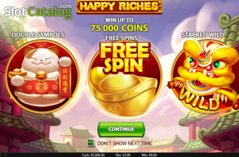 Οθόνη3. Happy Riches Κουλοχέρης