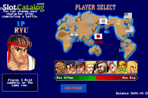 Οθόνη3. Street Fighter 2: The World Warrior Κουλοχέρης
