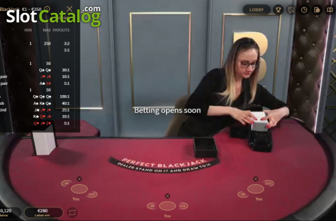 Οθόνη5. Perfect Blackjack (NetEnt) Κουλοχέρης 