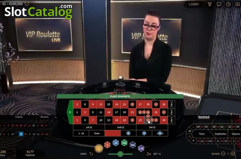 Οθόνη2. VIP Roulette (NetEnt) Κουλοχέρης