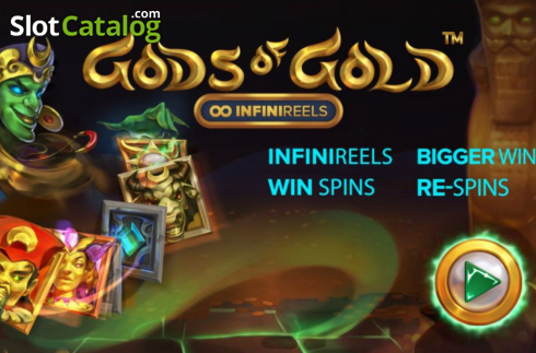 Οθόνη2. Gods of Gold Infinireels Κουλοχέρης