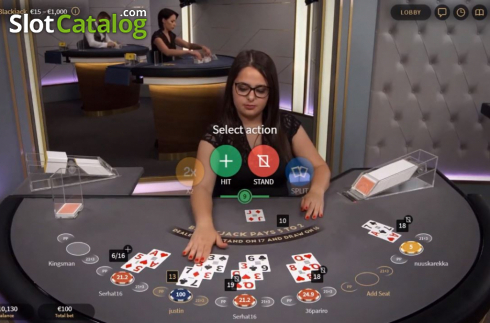 Οθόνη3. Quartz Blackjack Κουλοχέρης