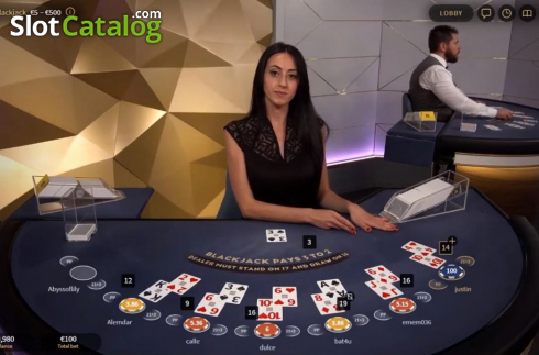 Οθόνη3. Blackjack Black Gold Κουλοχέρης