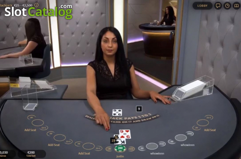 Οθόνη3. Crystal Blackjack Κουλοχέρης