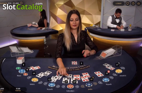 Οθόνη2. White Gold Blackjack Κουλοχέρης