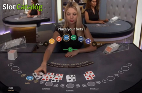 Οθόνη2. Silver Blackjack (NetEnt) Κουλοχέρης 