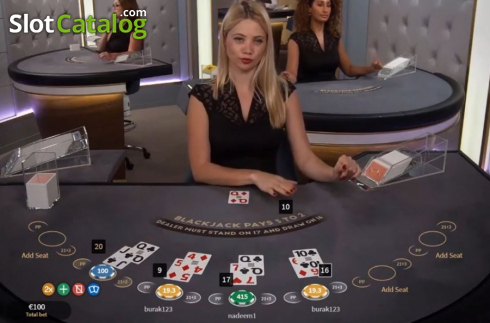 Οθόνη3. Silver Blackjack (NetEnt) Κουλοχέρης 